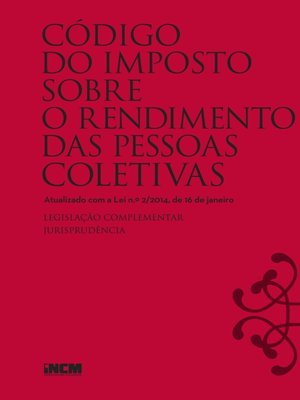 cover image of Código do Imposto Sobre o Rendimento das Pessoas Coletivas
